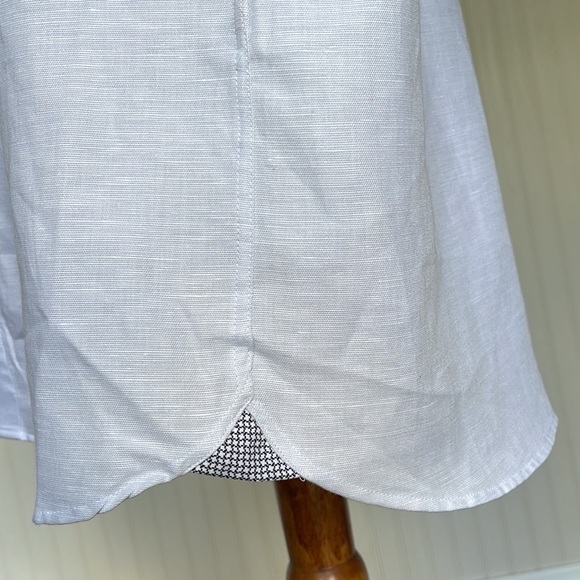 Ted Baker Grey Short Sleeve Button Down w/ Front Pocket Shirt size 3 - Picture 11 of 12